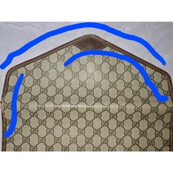 Vintage Gucci GG Logo Portfolio Pochette - Picture 12 of 12